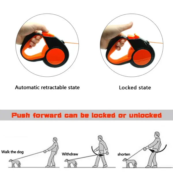 Retractable Dog Leash Automatic Extending Nylon Puppy Pet Dog Leashes Lead Dog Walking Running Leash Traction Rope 3m 5m 8m - Image 4