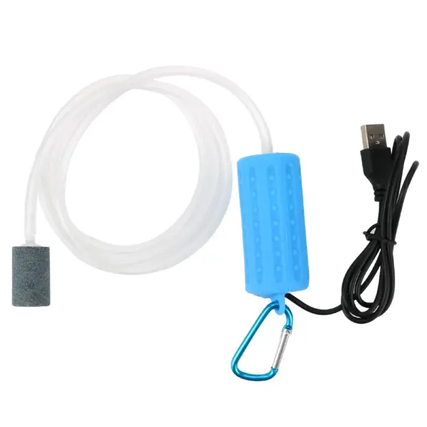 Aquarium Fish Tank Oxygen Air Pump Portable Aquatic Terrarium Filter Mute Energy Saving Supplies Mini USB Fish Tank Accessories - Image 2