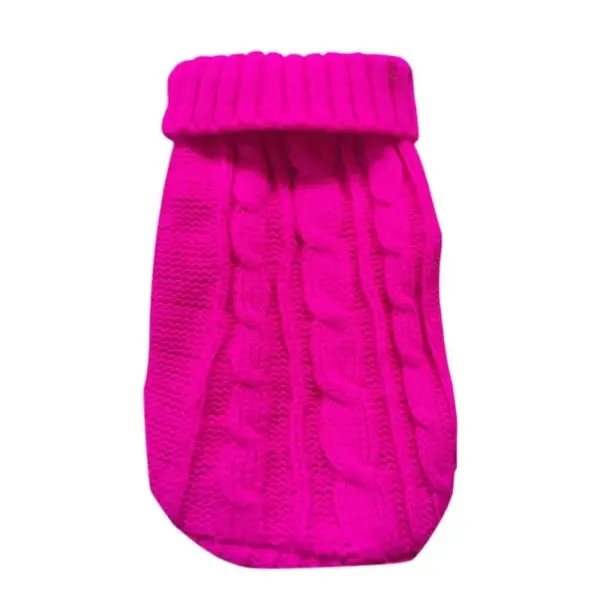 Dog Clothes For Large Small Dogs Jacket Cat Clothing For Pet Dog Sweater Dogs Coat Chihuahua knitted Pure Shirt Cat Vest Costume - Image 8