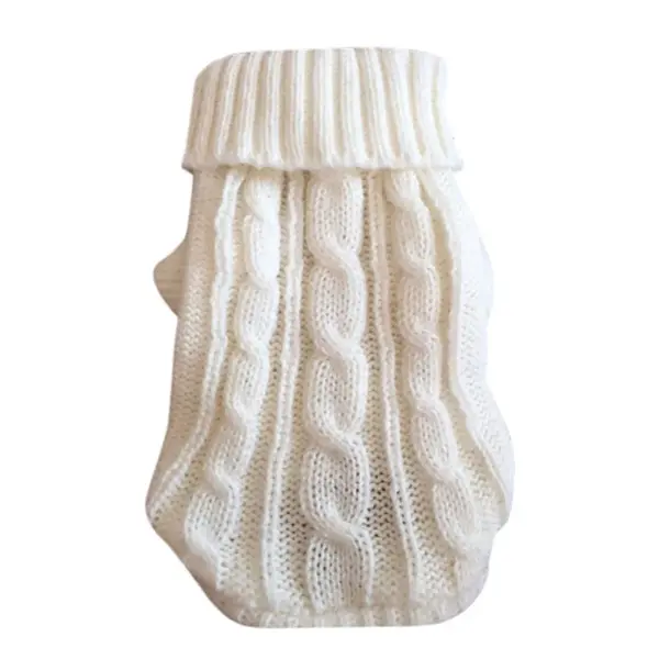 Dog Clothes For Large Small Dogs Jacket Cat Clothing For Pet Dog Sweater Dogs Coat Chihuahua knitted Pure Shirt Cat Vest Costume - Image 7