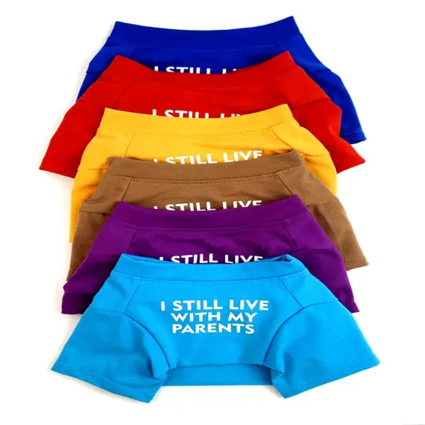Dog Clothes for Pet Cat Vest Clothes For Small Dogs Cats Cotton Fashion Clothes for French Bulldog Pet T-shirt Chihuahua Costume - Image 3