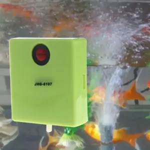 New Aquarium Dry Battery Operated Fish Tank Air Pump Aerator Oxygen With Air Stone, Practical Aquarium Fish Tank Supplies, Aqua