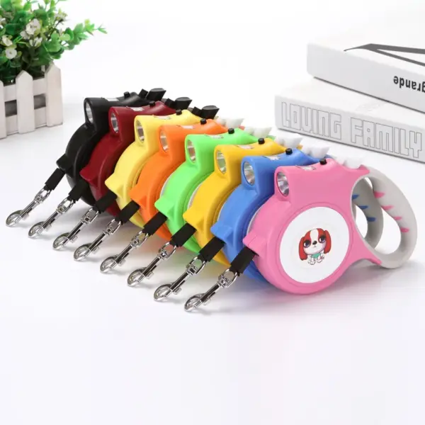 Retractable Dog Leash with LED Flashlight Detachable Dog Puppy Cat Traction Rope Belt Dog Leash  For Dogs - Image 5