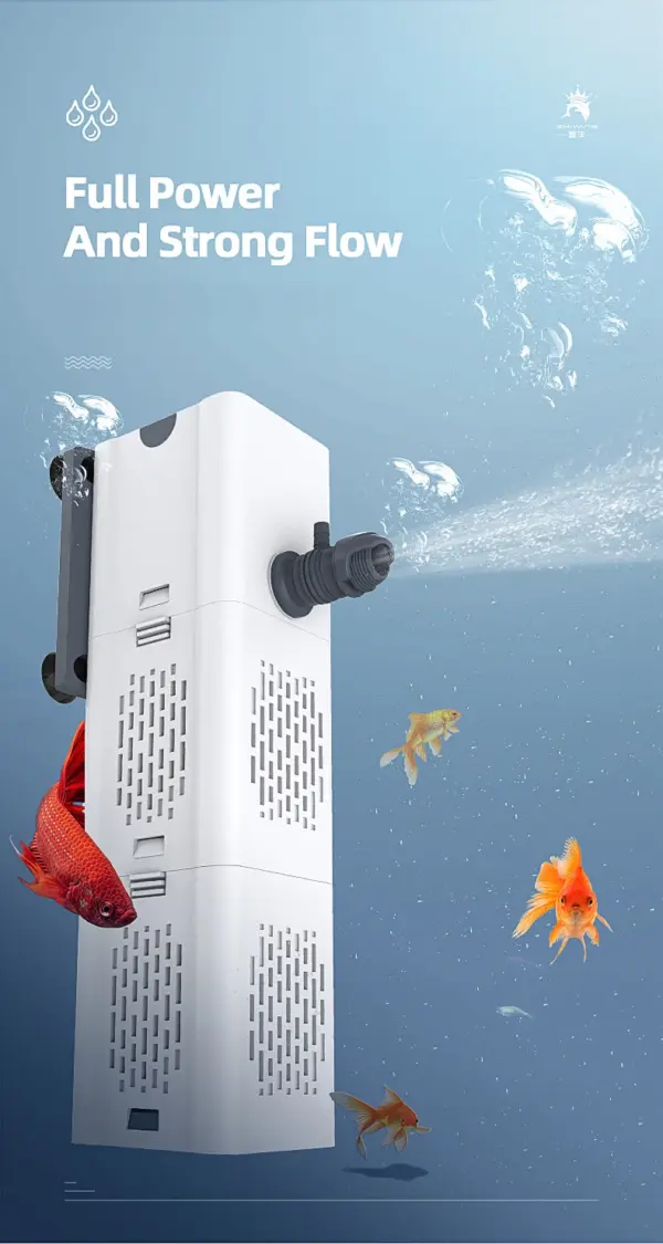 Aquarium Filter Drei-in-Eins Wasser Reinigung Umwälzpumpe Kleine Integrierte Tauchpumpe Stille Belüftung - Image 13