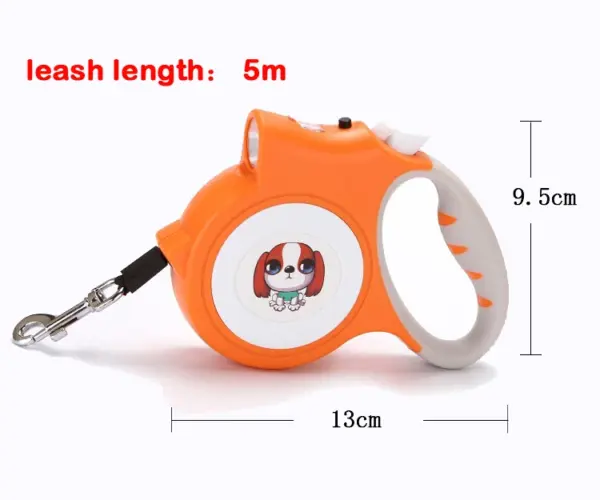 Retractable Dog Leash with LED Flashlight Detachable Dog Puppy Cat Traction Rope Belt Dog Leash  For Dogs - Image 14