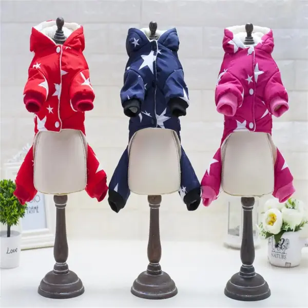 HOT Pet Dog Clothes Coat Winter Warm Outerwear Thicken Dog Costume Clothing Wadded Jacket Pet Cat Products Clothes For Dog Puppy - Image 4
