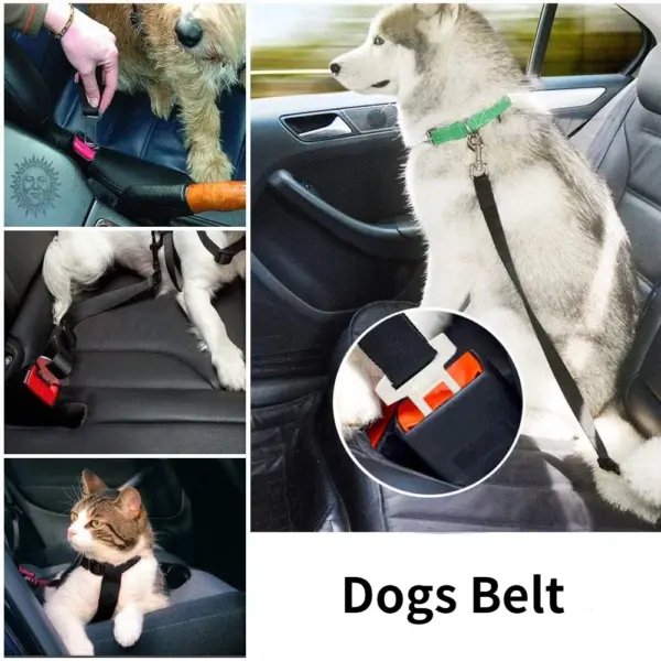 Einstellbare Haustier Katze Hund Auto Sitz Gürtel Haustier Sitz Fahrzeug Hundegeschirr Blei Clip Sicherheitshebel Traktion Hundehalsbänder Hund Zubehör - Image 35
