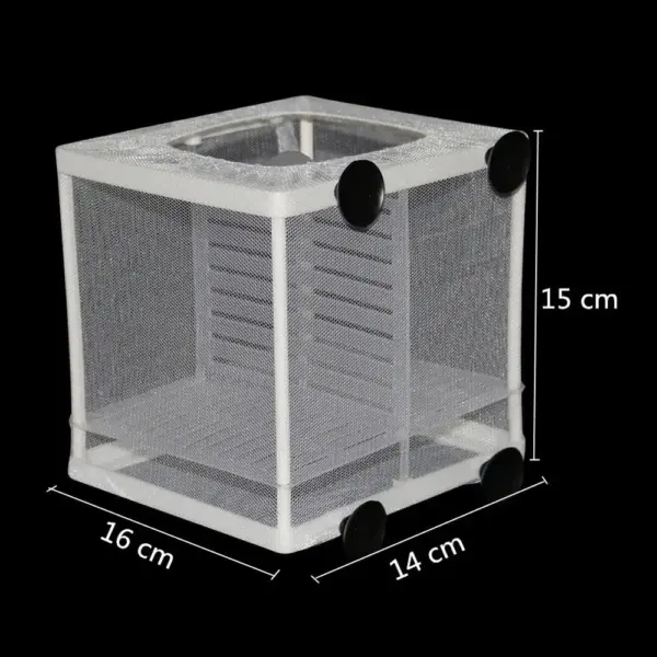 Aquarium Water Isolation Network Hanging Fish Breeding Breeding Isolation Box Aquarium Fish Tank Accessory Two Size Optional 1Pc - Image 2