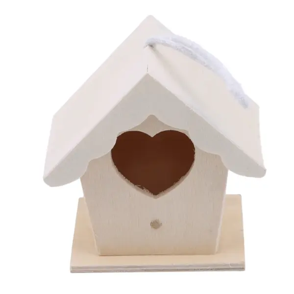 Bird Nest Garden Wooden Bird Cage Outdoor Hanging Birdhouse Box Garden Yard Decoration Pet Accessories Wooden Bird Cages - Image 11