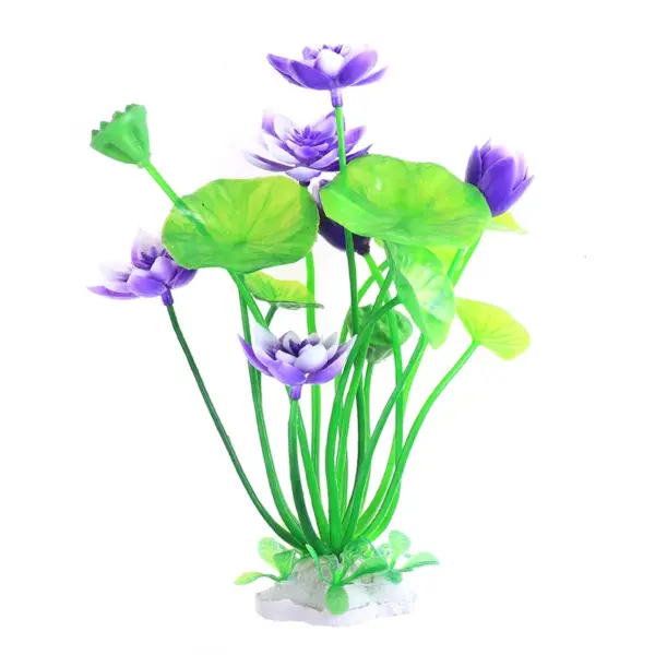 Kunstrasen Aquarium Ornament Pflanzen Wasserpflanze Kunststoff für Aquarium Zubehör Simulation Wasserpflanze - Image 7