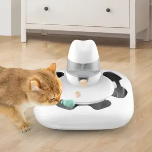 Katzen und Hunde spielen Partner Raubtier maschine interaktive Haustier Katze Spielzeug Puzzle Slow Food Training USB Aufladen Katzen futter Spielzeug Haustier sup