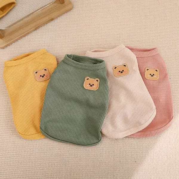 Dog Vest Pet Cat Clothing Four Colors Of Polyester Fabric Breathable Sweat Resistant Easy To Clean Fun Viewing - Image 6