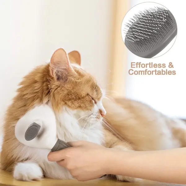 Dog Brush Cat Comb Pet Self Cleaning Hair Remover Brush For Dogs Cats Puppy Kitten Grooming Tools Dog Dematting Comb - Image 11