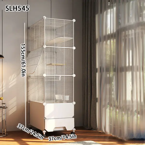 Bird Cage Parrot Cage Extra Large Household Winter House Large Black Phoenix Budgerigar Special Splash-Proof Breeding Cage - Image 8