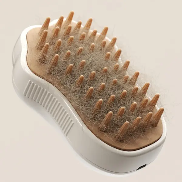 3-in-1 dampfige Haustier-Hundebürste, Katzen-Dampfbürste, elektrisches Spray, Katzenhaarbürste, Kamm, Massage, Hundesalon-Werkzeug, lose Haarzubehör - Image 5