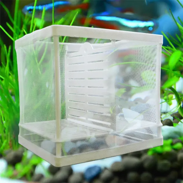 Aquarium Fisch Zucht Züchter Box Baby Fisch Brüterei Isolation Net Aquarium Inkubator Box Hängen Aquarium Zubehör Liefert - Image 6