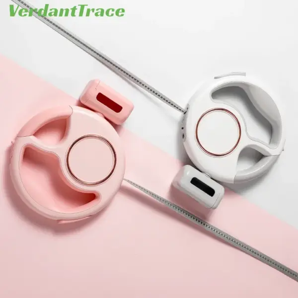 Retractable Dog Leash Reflective Rope Safety Release Built-in Poop Bag Holder Long Battery Life U-Shaped Safety Release for Pet - Image 10