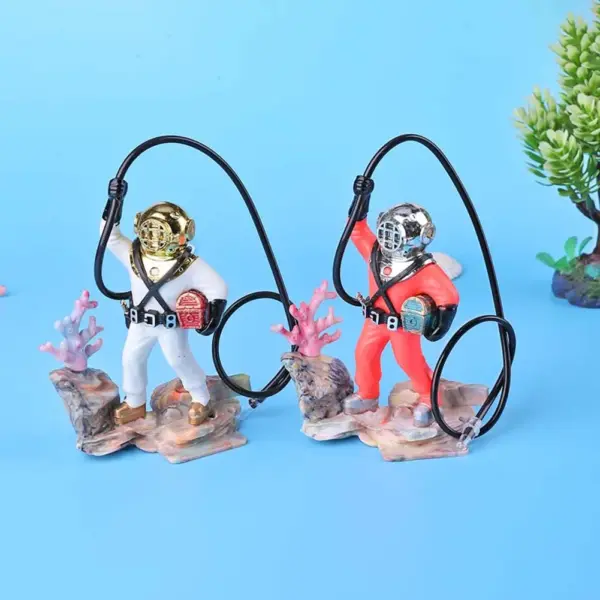 Aquarium Landscaping Oxygen Pneumatic Toy Diver Ecological Fish Tank Decorations - Image 3