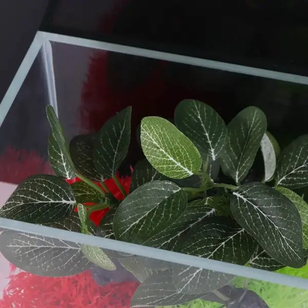 Realistic Faux Silk Aquarium Ficus Tree Fish Tank Grass Fake Artificial Plants Plastic Decor Ornament Artificial Aquarium Plants - Image 12