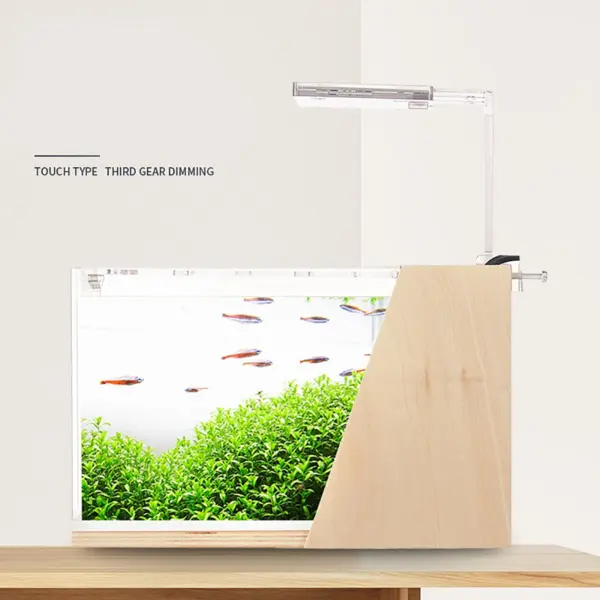 Desktop Aquarium Mini Seite Filter Verschönerung Acryl Ökologische Kleine Kreative Büro Aquarium Micro Aquarium Fishbowl - Image 4