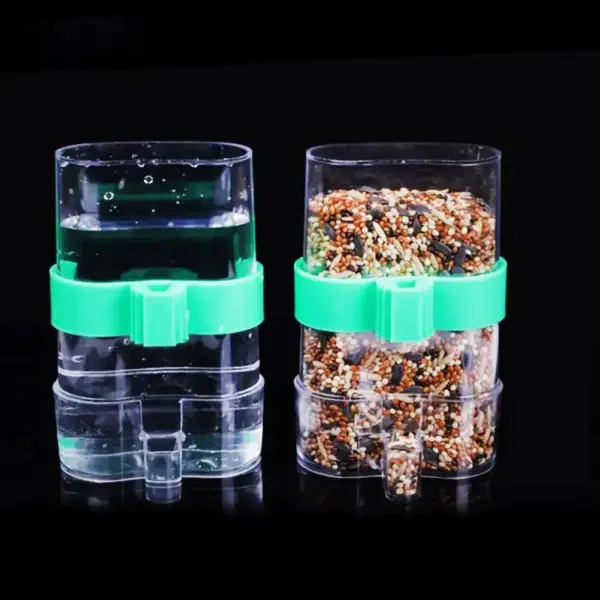 Automatic Bird Water Dispenser Bird Drinking Feeder Transparent Bird Cage Water Fountain for Budgie Cockatiel Lovebird Canary - Image 3