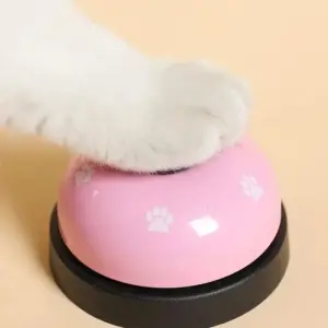 Hunde trainieren Glocken Katze Mahlzeit Glocke Welpen Fütterung Anruf Glocke Kind Hand Fähigkeit Training interaktive Katzen Spielzeug Haustier Training Knopf