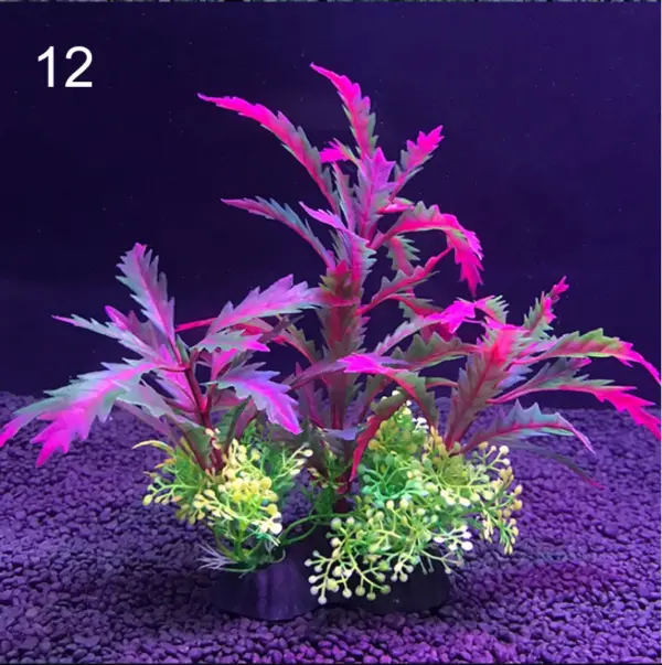 Aquarium decoration a variety of simulated plants aquatic plants aquatic plants aquarium plants decorative products - Image 12
