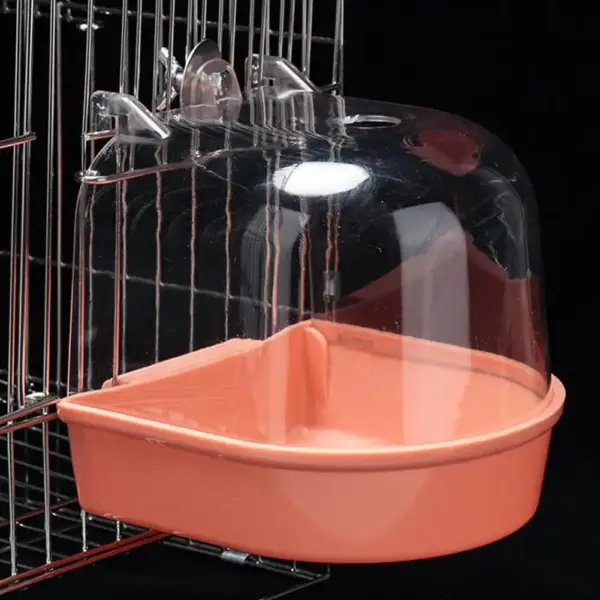 Hanging Bird Bath Is Waterproof Wear-resistant And Easy To Clean Cage-style External Bath For Birds Such As Parrots And Myn - Image 6