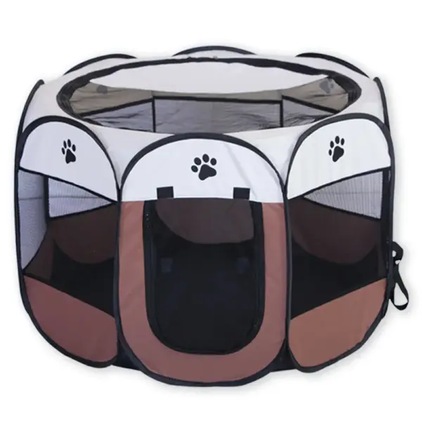 Tragbares, faltbares Katzenzelt, Katzenhaus, tragbar, zusammenklappbar, für Outdoor-Reisen, Haustierzelt, Katzen-/Hundekäfig, einfache Bedienung, große Katzen-/Hundezäune - Image 10