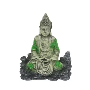 Aquarium Buddha Statue Decorations - Aquarium Decor Ornament Fish Tank Buddha Statue Decoration