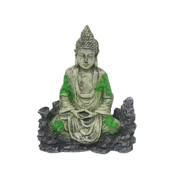 Aquarium Buddha Statue Decorations - Aquarium Decor Ornament Fish Tank Buddha Statue Decoration