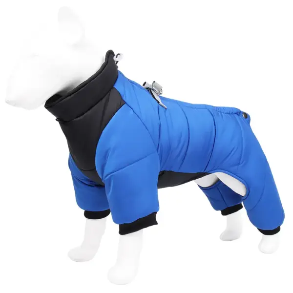 Dog Clothes Four Feet Clothing Warm Winter Coat Reflective Rainproof Dog Clothes Windproof Overall for Dogs Pet Cotton Clothes - Image 8