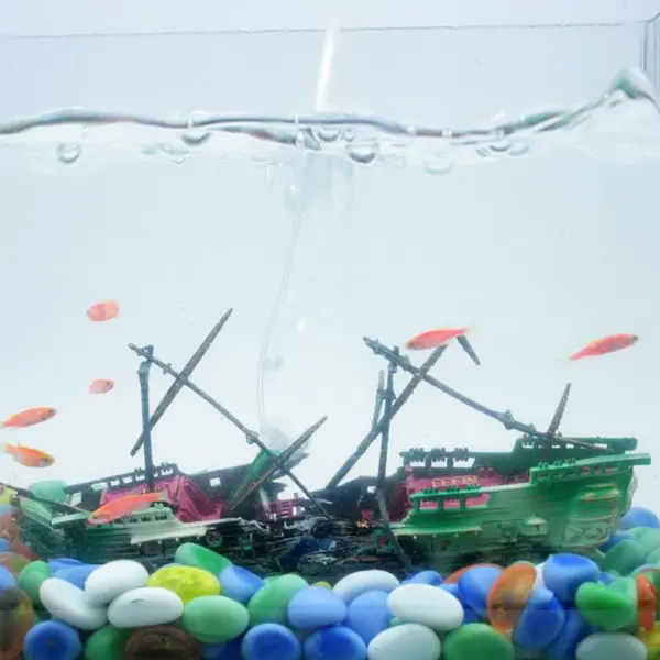 Large Aquarium Decoration Boat Aquarium Ship Air Split Shipwreck Fish Tank DIY And Home Decorating - Image 10