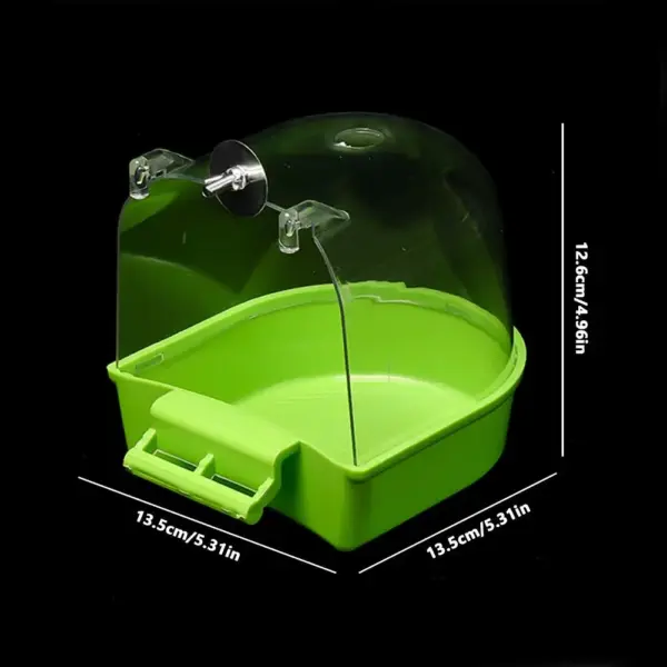 Hanging Bird Bath Is Waterproof Wear-resistant And Easy To Clean Cage-style External Bath For Birds Such As Parrots And Myn - Image 16