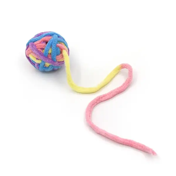 Dr.DC Katzenspielzeug für Haustiere sind selbstunterhaltend, zum Kauen und Necken von Katzen, Spielzeugbälle aus farbiger Wolle, Hundezubehör, Zappelspielzeug für Katzen, Zubehör - Image 10