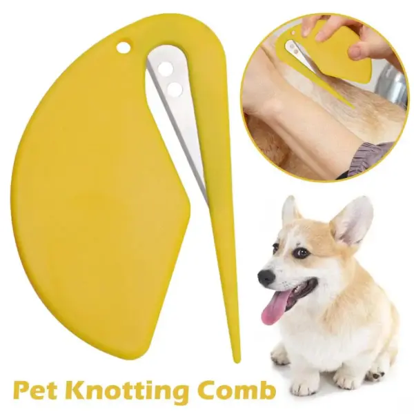 Neue Katze Hund Kamm Haustier offenen Knoten Kamm Katze Welpen Haar Fell Schuppen Pflege Trimmer Kamm Kamm Katze Bürste - Image 3