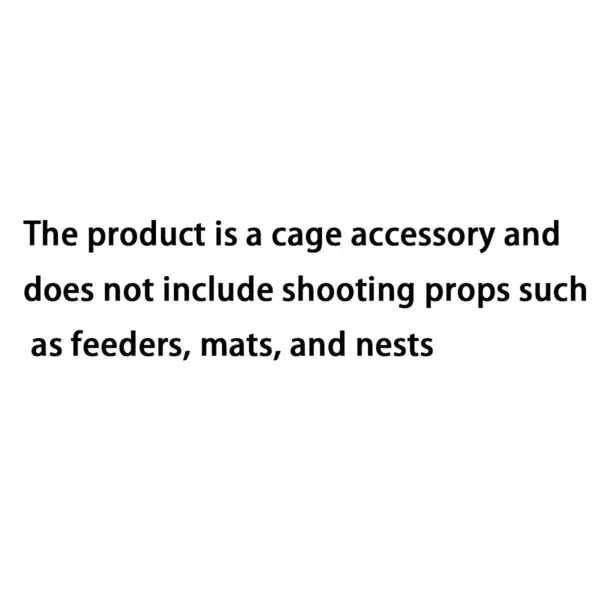 Bird Cage Parrot Cage Extra Large Household Winter House Large Black Phoenix Budgerigar Special Splash-Proof Breeding Cage - Image 9