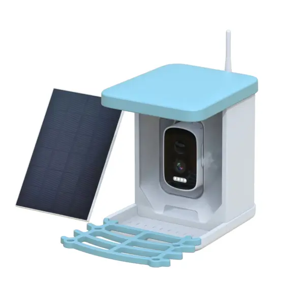 Smart Bird Feeder with Camera 1080P HD Camera Solar Panel Low Power Night Vision IPX6 Waterproof 4G or WIFI Connect - Image 8