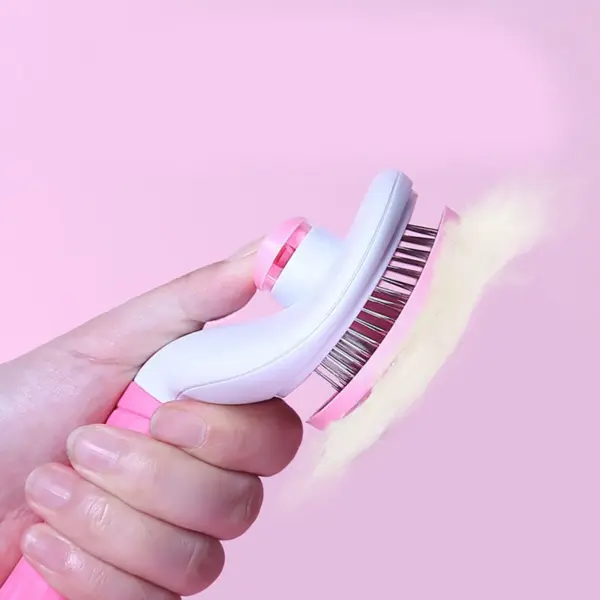 Hair Remover Brush Dog and Cat Non-slip Beauty Brush Dog Grooming Equipment Pets Stainless Steel For Dogs Pet Hair Removal Comb - Image 3