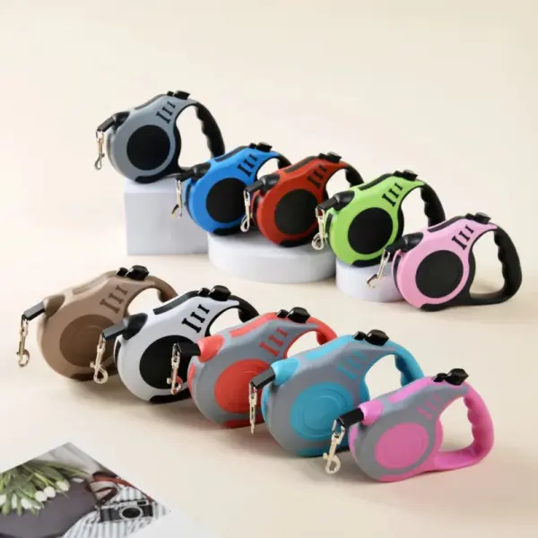 Retractable Dog Leash - 5m Automatic Strong Nylon Lead For Small/Medium Dogs & Cats, Durable Pet Traction Rope Supplies - Image 8