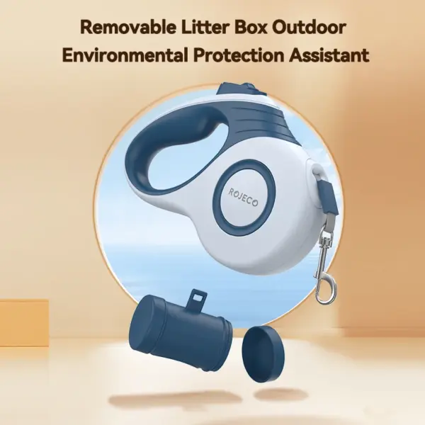 ROJECO Automatic Retractable Dog Leash 3M/5M Extendable Rope For Outdoor Travel Walking Hiking Small Dogs Traction Rope Cat Lead - Image 3