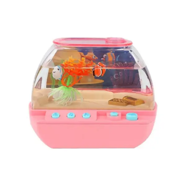 Creative Artificial Aquarium Toy Cartoon Lovely Mini Simulation Fish Tank with Music Electric Music Interactive Aquarium Toys - Image 8