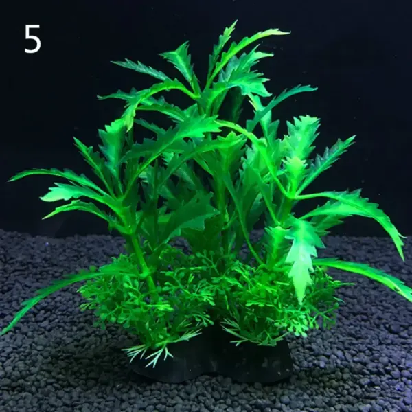 12 Kinds Artificial Aquarium Decor Plants Water Weeds Ornament Aquatic Plant Fish Tank Grass Decoration Accessories 14cm - Image 11