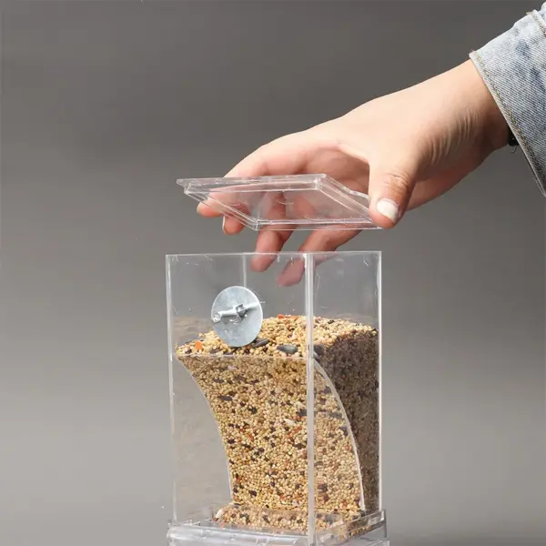 Parrot Bird FeederSpill-proof Automatic DispenserSplash-proof Outside FeederBird FeederTiger PeonyPhoenixBird Supplies - Image 3