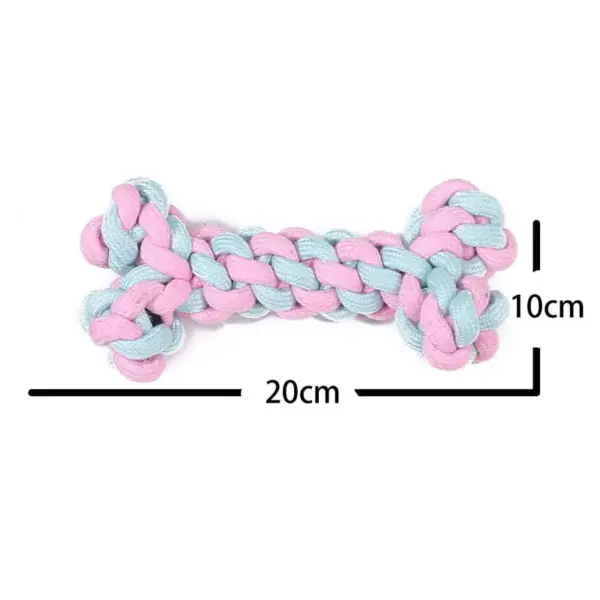 Hundespielzeug für kleine Hunde, Kauspielzeug, großes Haustierzubehör, Zähneknirschen, Baumwollseil, Training, Intelligenz, Ball, Heimtierbedarf - Image 11