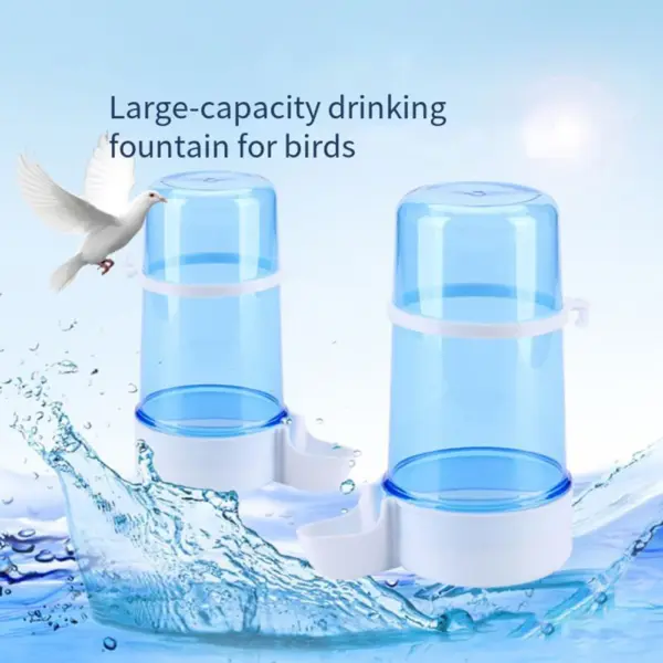 Automatic Bird Feeder Bird Water Drinker with Clip Pet Birds Water Dispenser Hanging Water Bottle Food Bowl For Parrot Bird Cage - Image 12