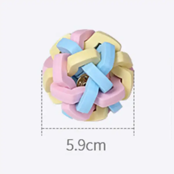 Hundebälle mit Glocken-Sound, Hüpfball aus Gummi für kleine Hunde, Welpen, interaktiv - Image 6