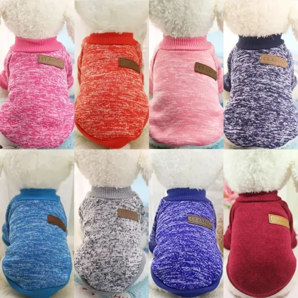 Cat Clothes For Medium Small Dogs Puppy Soft Sweater Autumn Winter Warm Clothing Pet Coat Sweatshirt XS-2XL - Image 6
