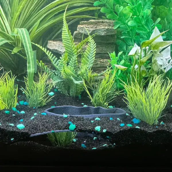 Aquarium gewölbte unterirdische Höhle für wasserförmige Haustiere bis zu Rassen, spielen und ruhen Aquarium-Ornamente - Image 21