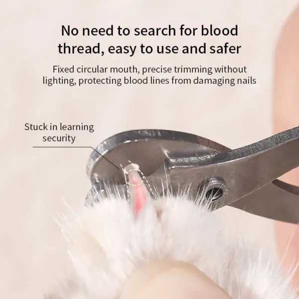 Professionelle Katzen-Nagelknipser für kleine Katzen und Hunde, Edelstahl, Welpenkrallenschneider, Haustier-Nagelpflege-Knipser, Trimmer - Image 14